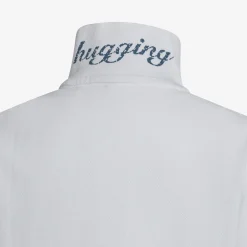 Outlet Polo in piquet di cotone bianco panna Bambino Polo