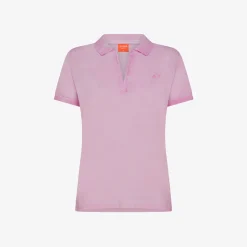 Fashion Polo in piquet di cotone geranio Donna Polo|Beachwear Donna