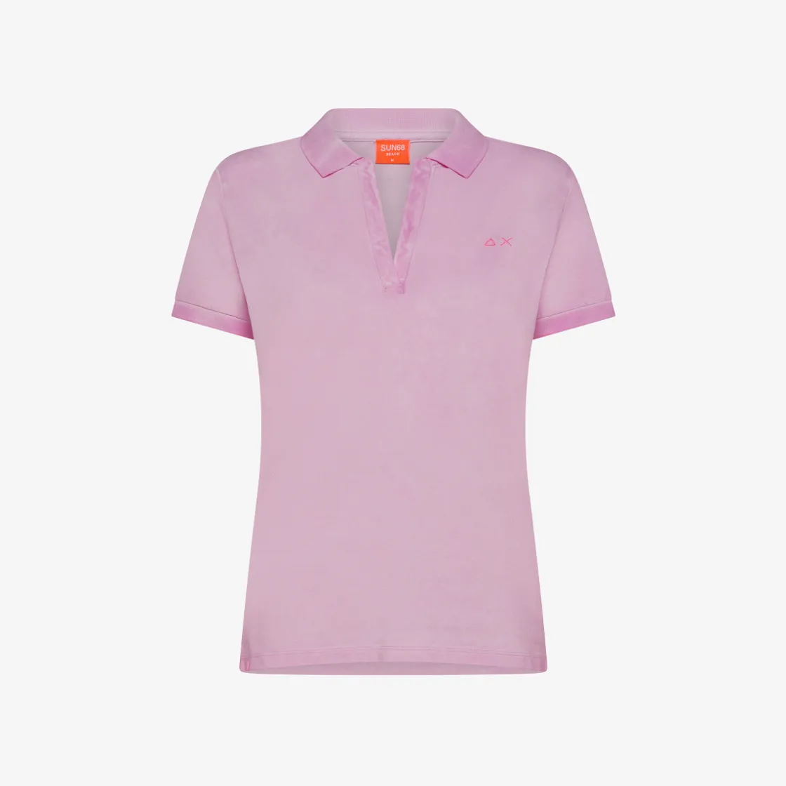 Fashion Polo in piquet di cotone geranio Donna Polo|Beachwear Donna