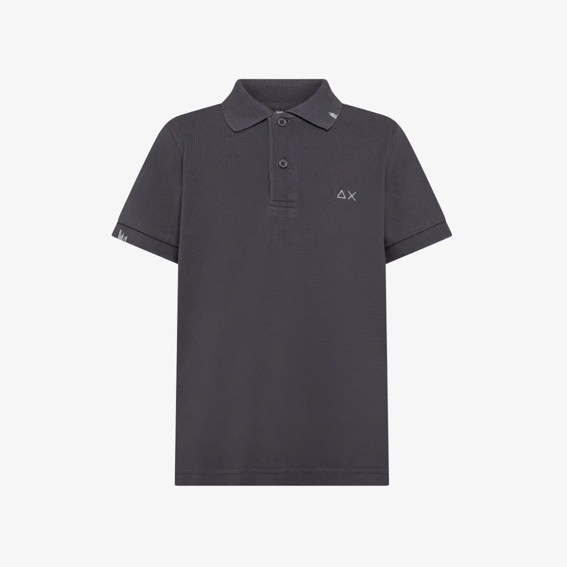 Fashion Polo in piquet di cotone inchiostro Bambino Polo