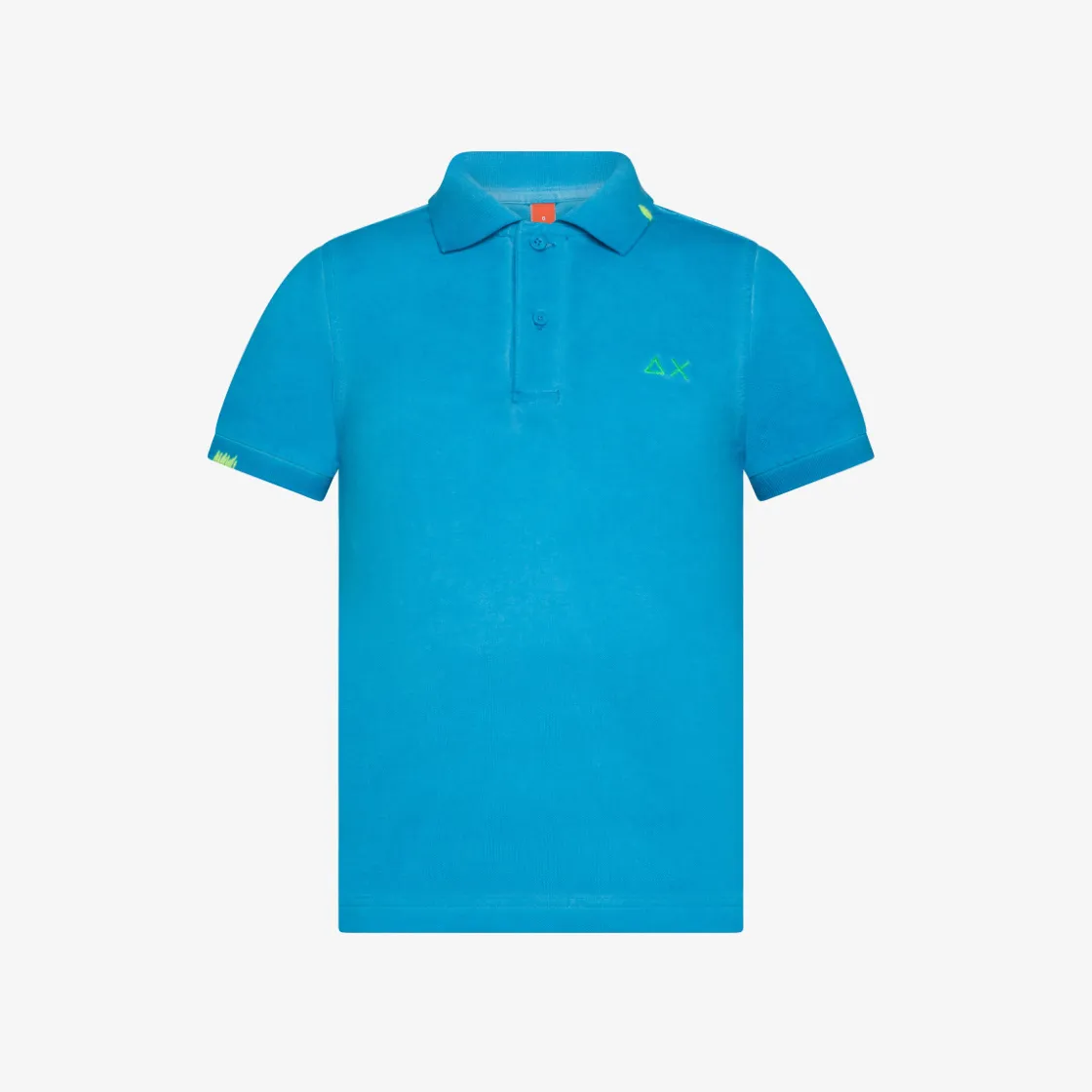 New Polo in piquet di cotone ottanio chiaro Bambino Polo|Beachwear Bimbo