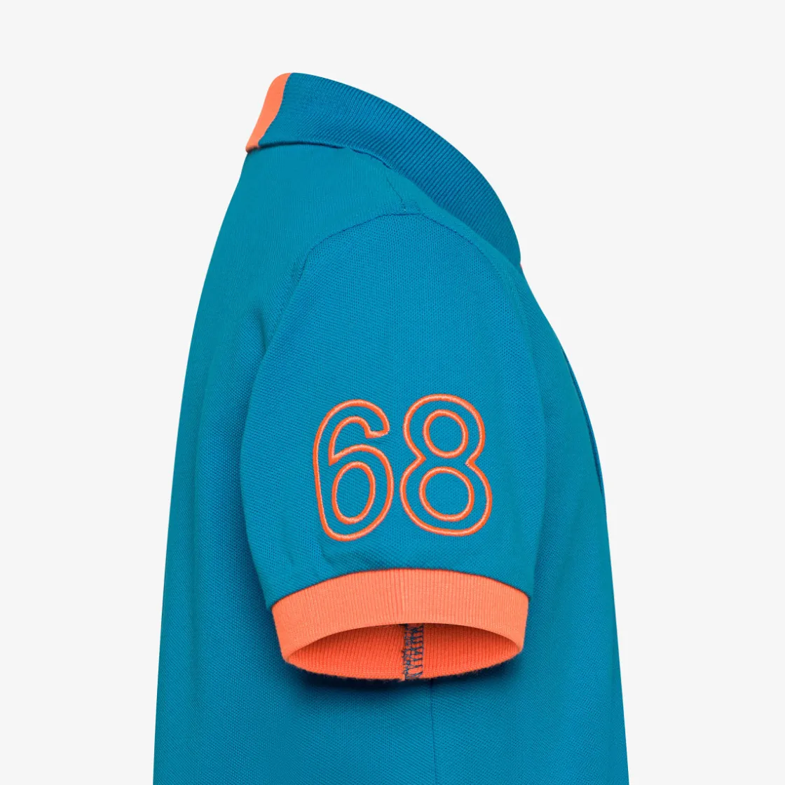 Online Polo ottanio chiaro con bottoni fluo Bambino Polo