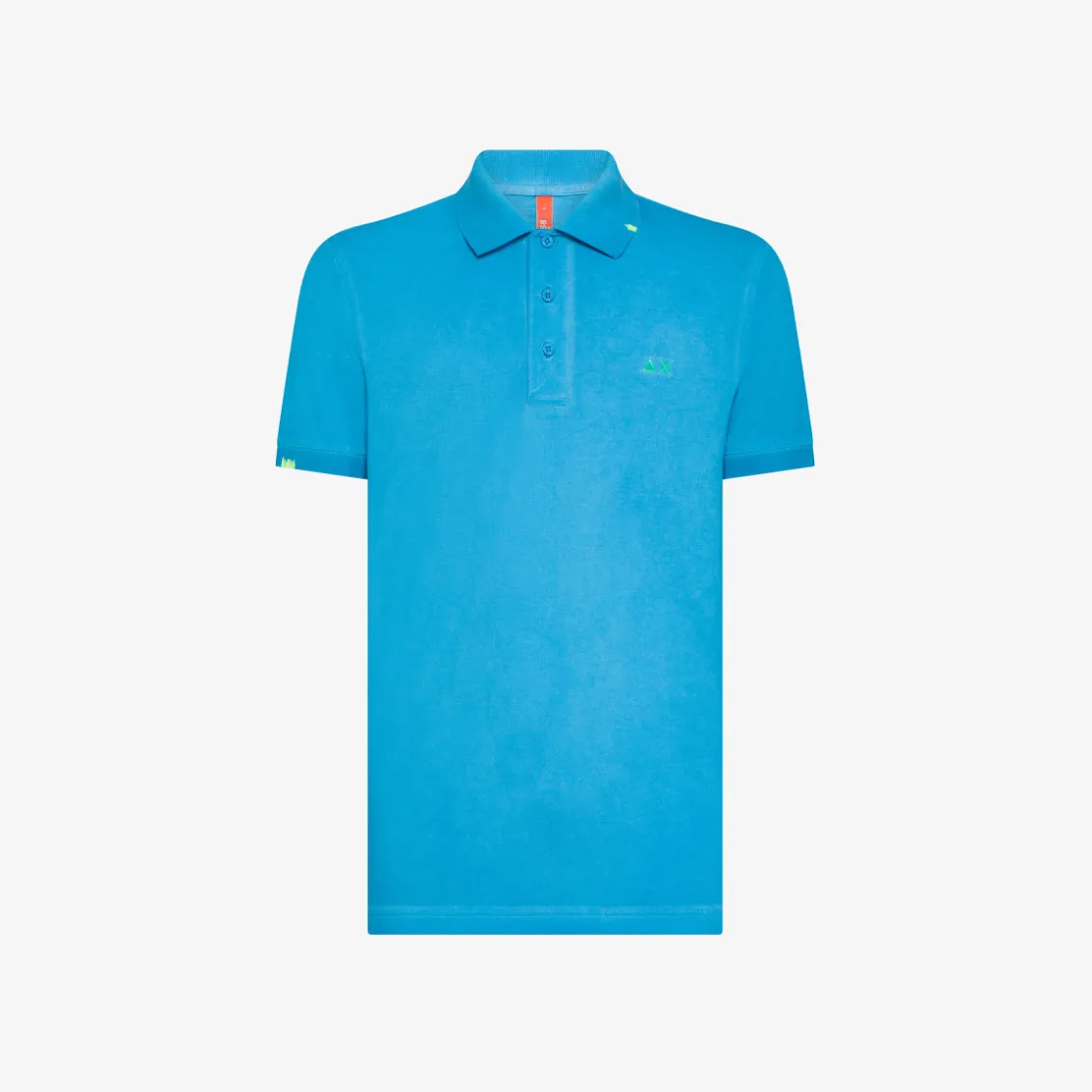 Online Polo ottanio chiaro con ricamo fluo Uomo Beachwear Uomo