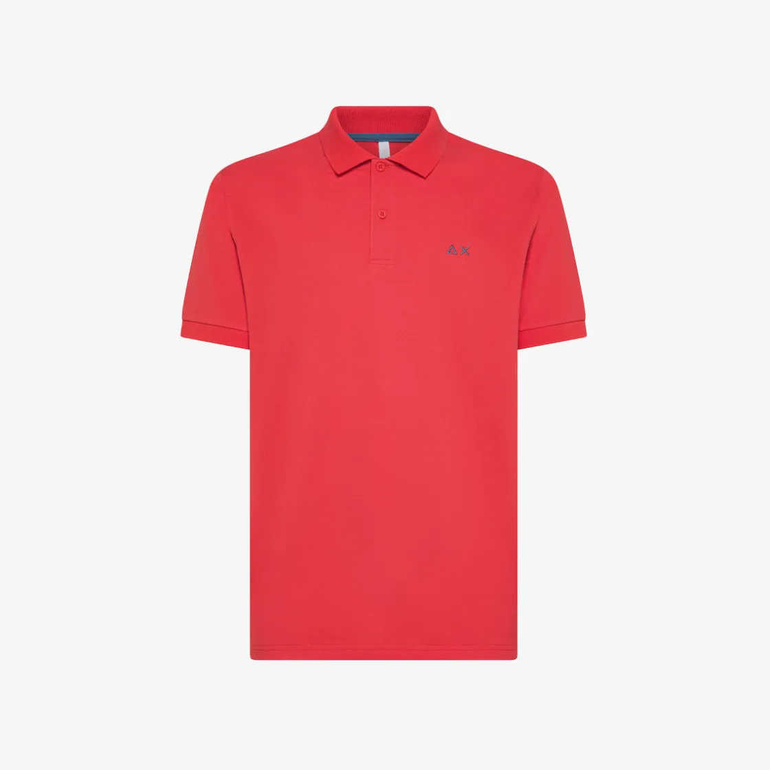 New Polo rossa con logo ricamato Uomo Polo