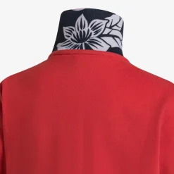 Hot Polo rossa con stampa floreale Bambino Polo