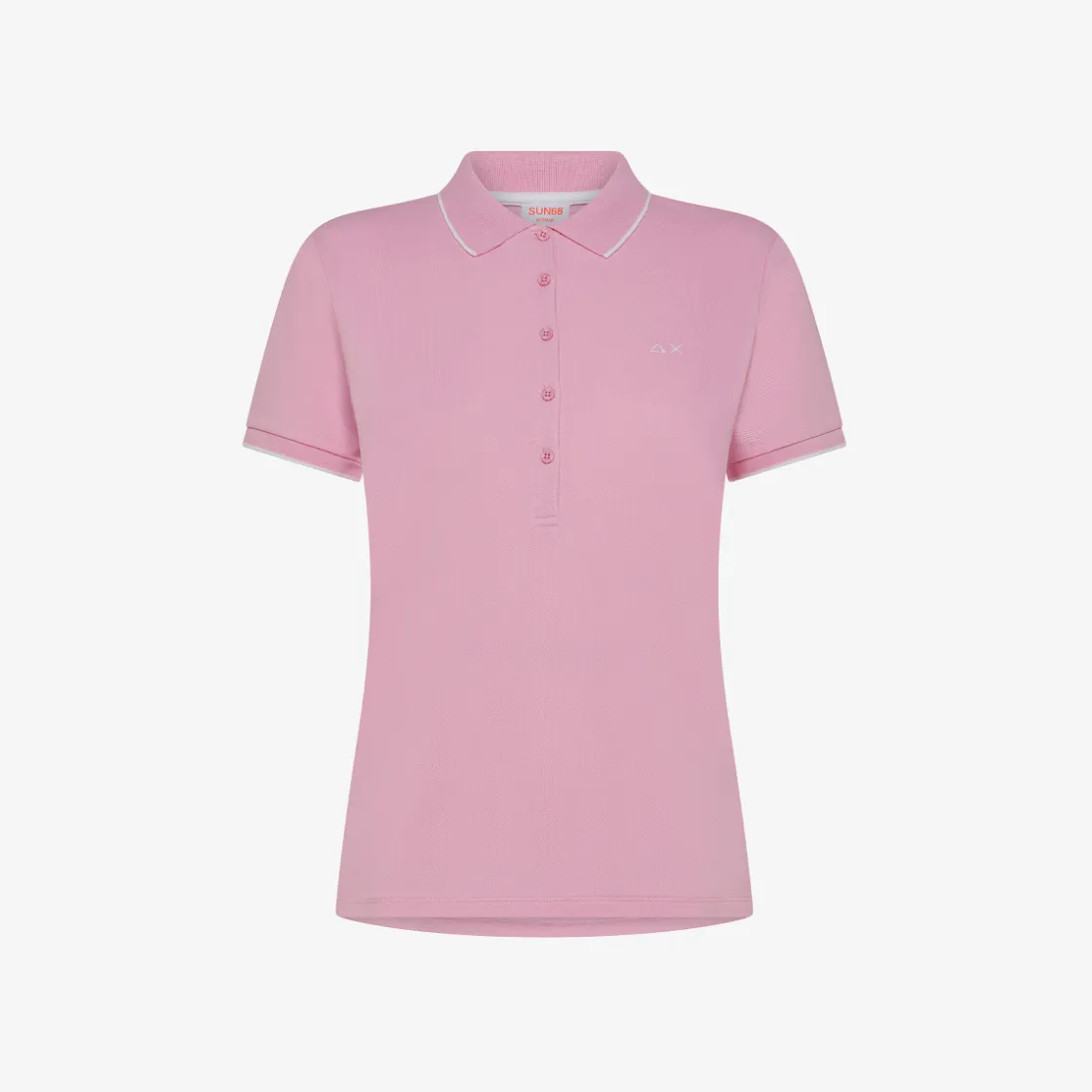 Clearance Polo slim fit in cotone geranio Donna Polo