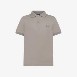 Fashion Polo stone con riga a contrasto Bambino Polo