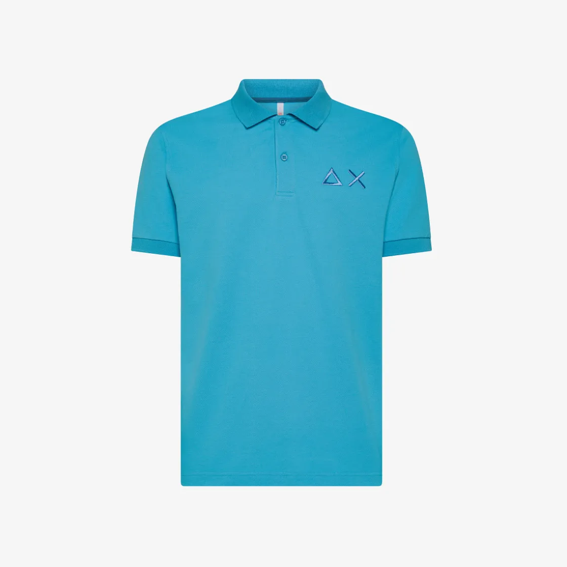 Fashion Polo turchese con maxi logo Uomo Polo