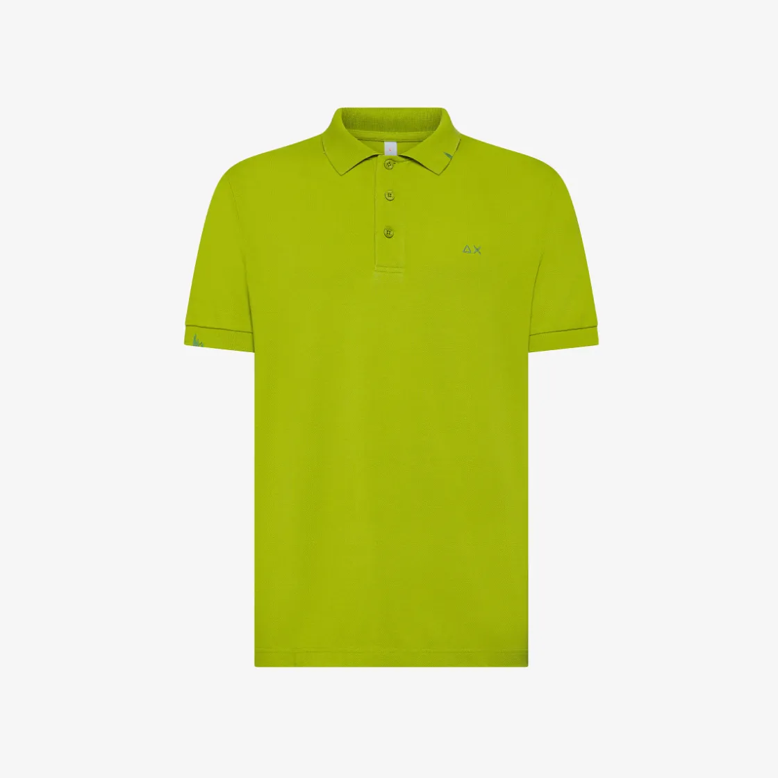 Hot Polo verde oliva con dettagli destroyed Uomo Polo