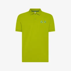 New Polo verde oliva con maxi logo Uomo Polo