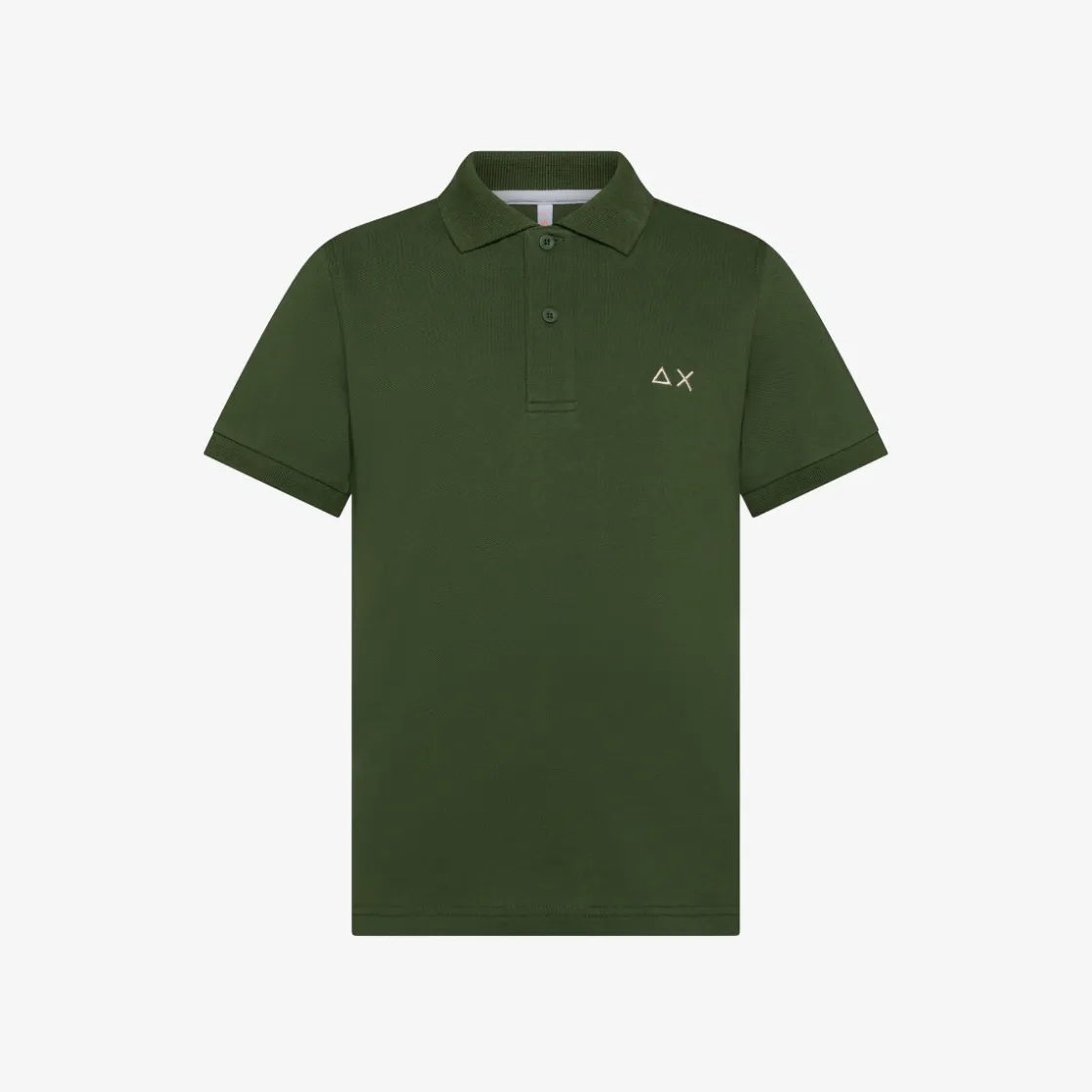 New Polo verde scuro con logo ricamato Bambino Polo