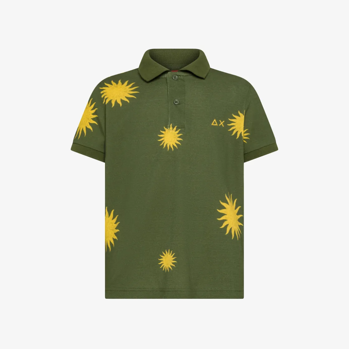 Fashion Polo verde scuro con stampa Bambino Polo|Beachwear Bimbo