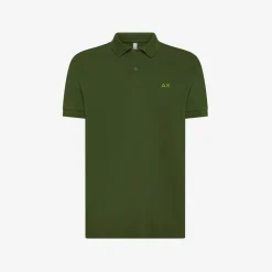 Clearance Polo verde scuro con stampa floreale Bambino Polo