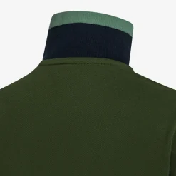 Outlet Polo verde scuro con taschino Bambino Polo