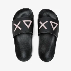 Sale Sandali slide in PU nero Donna Ciabatte|Accessori