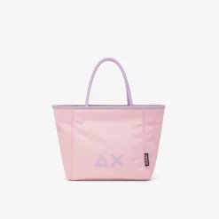 Clearance Shopping bag Jacqueline in nylon rosa Donna Borse