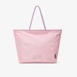 Discount Shopping bag Jacqueline in nylon rosa Donna Borse