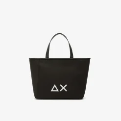 Discount Shopping bag Jacqueline in scuba nero Donna Borse