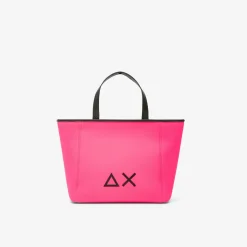 Hot Shopping bag Jacqueline in scuba fucsia fluo Donna Borse