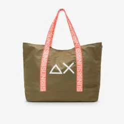 Fashion Shopping bag mare in nylon verde scuro Uomo Accessori|Accessori Uomo