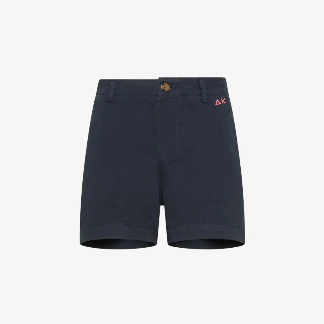 Fashion Shorts in cotone blu navy Donna Pantaloni|Beachwear Donna