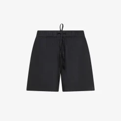 Hot Shorts in cotone nero Donna Pantaloni