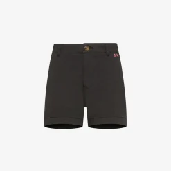 Clearance Shorts in cotone nero Donna Pantaloni|Beachwear Donna