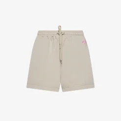 Outlet Shorts in felpa di cotone stone Donna Pantaloni|Felpe