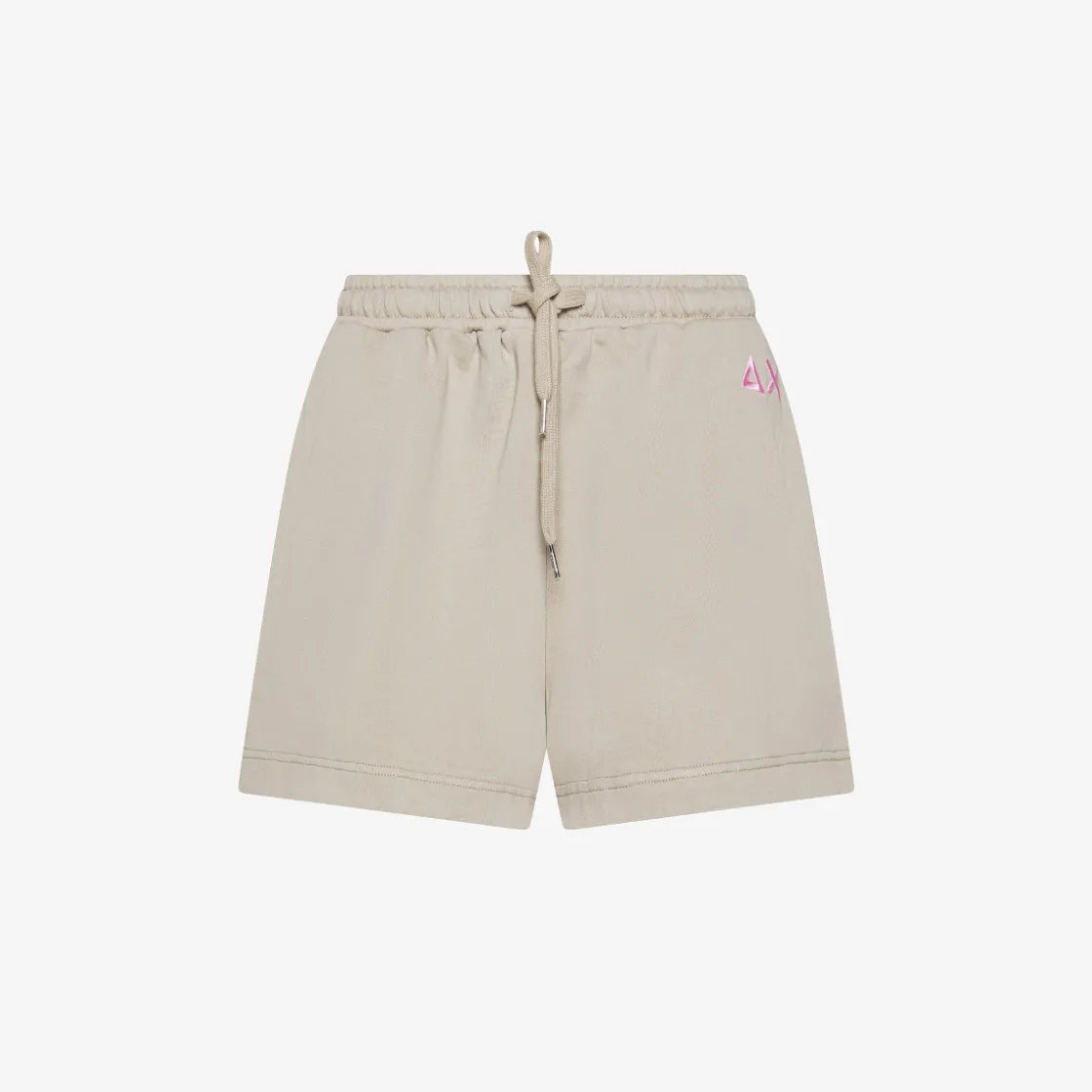Outlet Shorts in felpa di cotone stone Donna Pantaloni|Felpe