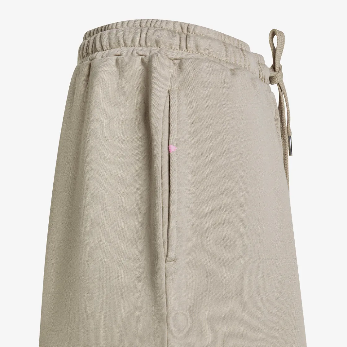 Outlet Shorts in felpa di cotone stone Donna Pantaloni|Felpe