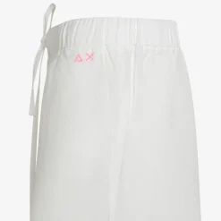 New Shorts in lino bianco Donna Pantaloni|Beachwear Donna