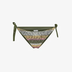 Clearance Slip mare con paillettes verde scuro e fucsia Donna Costumi Donna