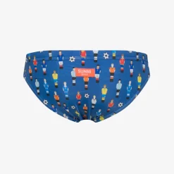 Online Slip mare con stampa blu royal e bianca Costumi Bimbo