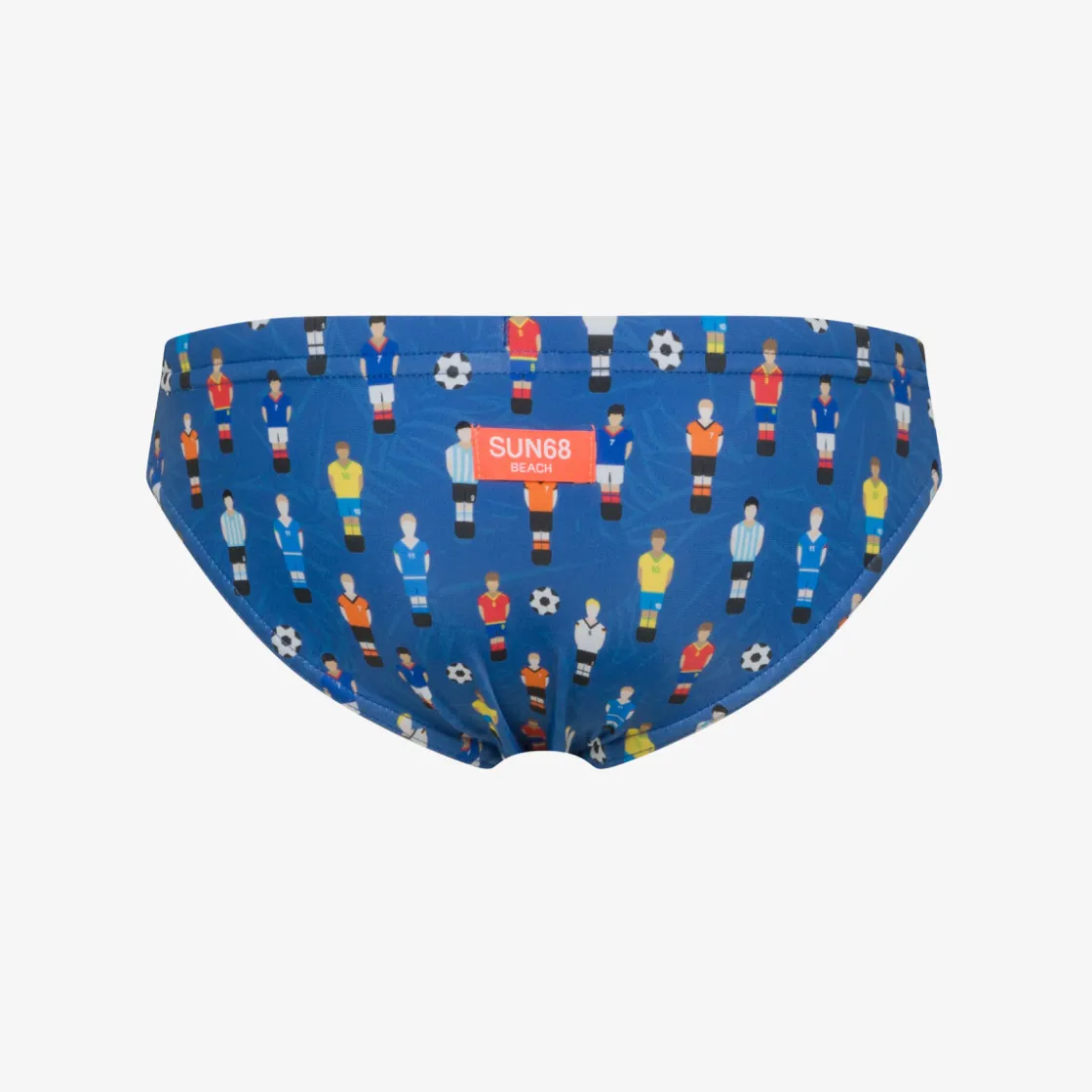 Online Slip mare con stampa blu royal e bianca Costumi Bimbo