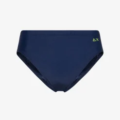 New Slip mare in lycra® blu navy Uomo Costumi Uomo