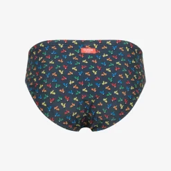 Clearance Slip mare in lycra® stampata blu navy e rossa Uomo Costumi Uomo