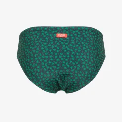 Fashion Slip mare in lycra® stampata blu navy e verde prato Uomo Costumi Uomo