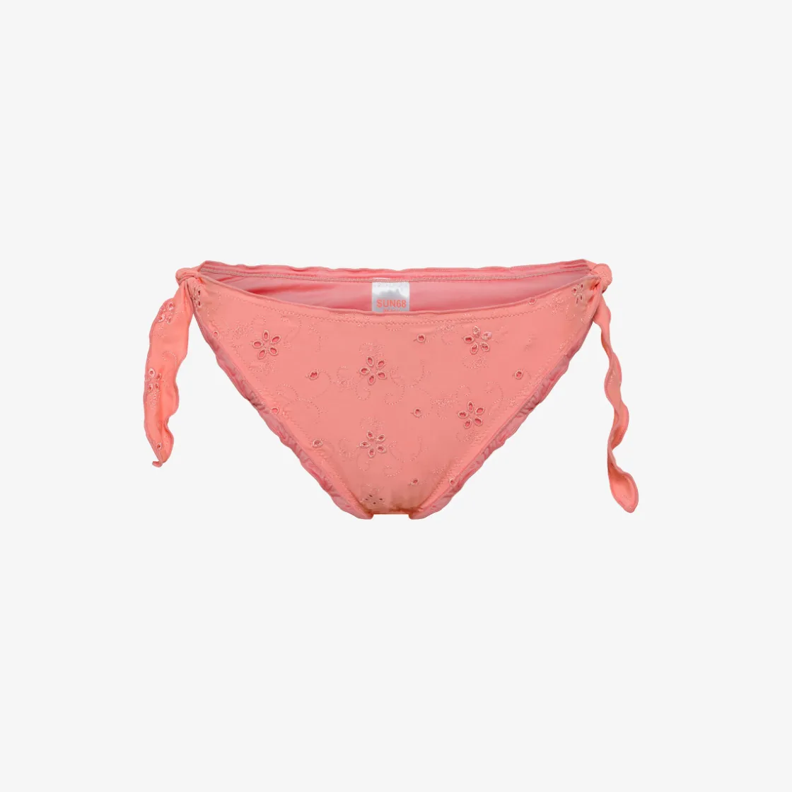 Sale Slip mare in nylon con ricamo rosa fenicottero Donna Costumi Donna