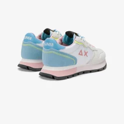 Sale Sneaker Ally Color Explosion in suede e nylon bianco Donna Scarpe|Donna