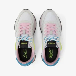 Sale Sneaker Ally Color Explosion in suede e nylon bianco Donna Scarpe|Donna
