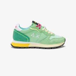 Clearance Sneaker Ally Color Explosion in suede e nylon verde menta Donna Scarpe|Donna