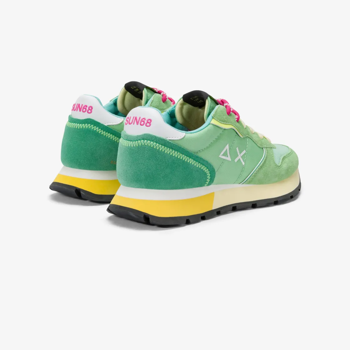 Clearance Sneaker Ally Color Explosion in suede e nylon verde menta Donna Scarpe|Donna