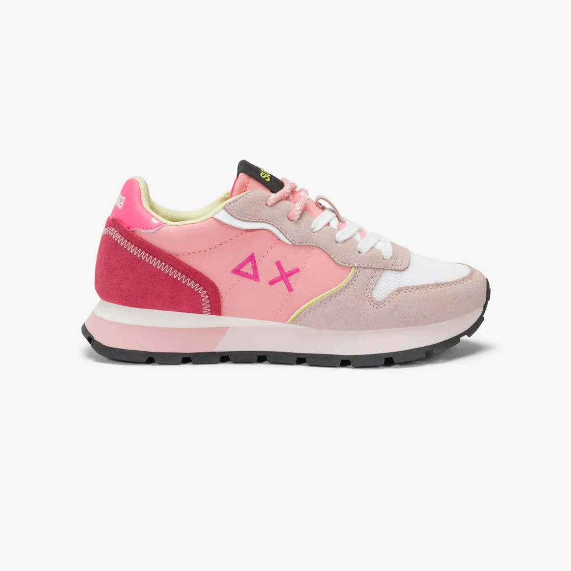 Fashion Sneaker Ally Color Explosion in suede e nylon porcellana Donna Scarpe|Donna
