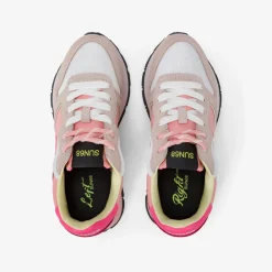 Fashion Sneaker Ally Color Explosion in suede e nylon porcellana Donna Scarpe|Donna