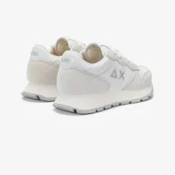 Sale Sneaker Ally Glitter in suede e lurex bianco Donna Scarpe|Donna
