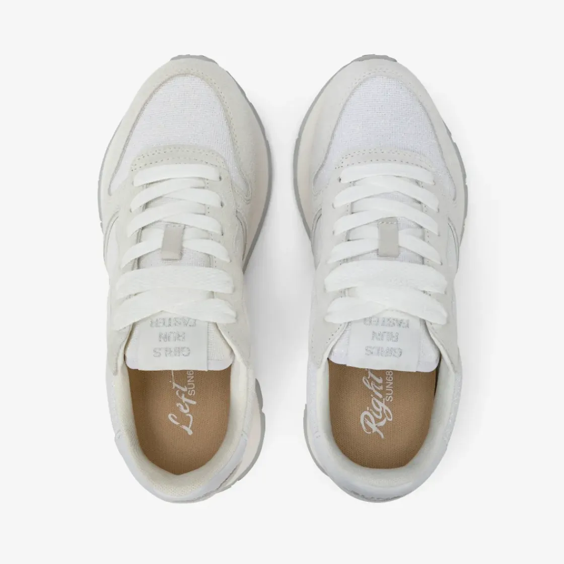 Online Sneaker Ally Glitter in suede e lurex nero Donna Scarpe|Donna