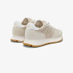 New Sneaker Ally Glitter in suede e lurex oro Donna Scarpe|Donna