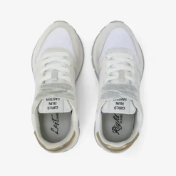 Online Sneaker Ally Gold Silver in suede e nylon bianco Donna Scarpe|Donna