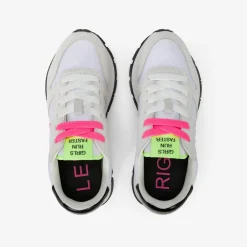 Online Sneaker Ally in suede e nylon bianco e fucsia fluo Donna Scarpe|Donna