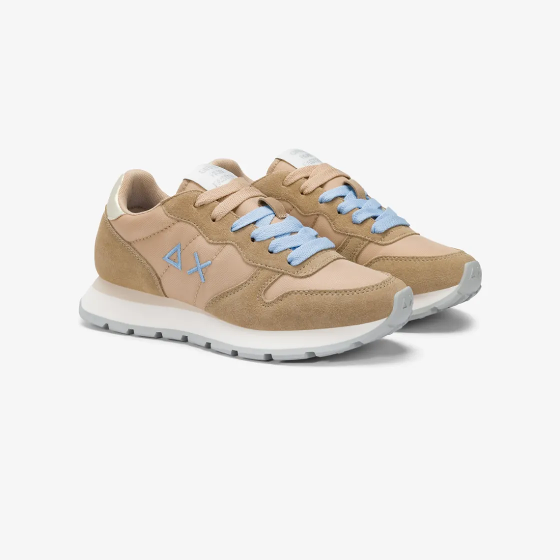 Sale Sneaker Ally in suede e nylon beige Donna Scarpe|Donna